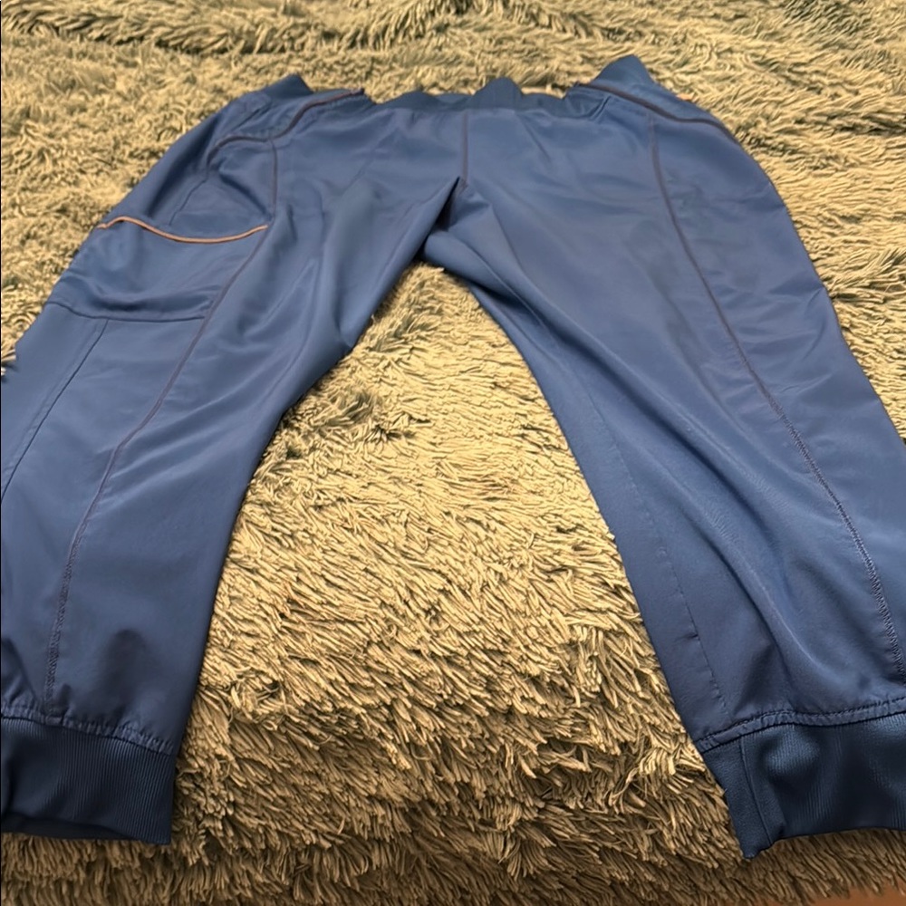 Womens ER Blue Cherokee infinity scrub Jogger Pants